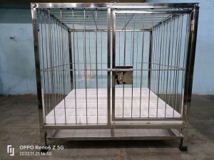 2×2×2 1door framed stainless 304 dog cage