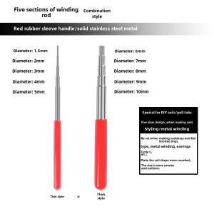 DIY Jewelry Accessory: Changshi Six-Segment Winding Rod for Handmade Crafting and Rope Weaving Pure E-commerce Product