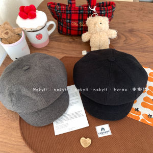 Nabi] Good Model ~ Octagonal Cap Beret Japanese Style Female Temperament Wild Newsboy Cap Face Smaller Painter Cap