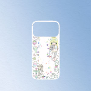 FUNNY RICH | Popular Soft TPU Sweet Strawberry Girl Friendly Phone Case Magnet Shockproof with Stand