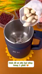 Máy Xay Hạt Khô Đa Năng Mẫu Mới Công Suất 300W 8 Lưỡi Xay Các Loại Hạt Đồ Khô Coffee Ngũ Cốc Không Ồn