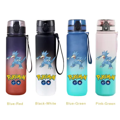 Takara Tomy | 650ML Pokemon Pikachu Charizard Anime Sports Water Bottle Bulbasaur Squirtle Drinking Bottles Travel Cycling Hiking Gym Jugs