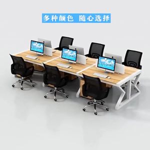 🔥ราคาต่ำสุด🔥โต๊ะทำงาน new office desk โต๊ะทำงานโครงเหล็ก โต๊ะวางคอมพิวเตอร์ โต๊ะทำงานถูกๆ โต๊ะทำงานเหล็ก วัสดุทำจากโครงเหล็ก หน้าโต๊ะสีน้ำตาลอ่อน ขาโต๊ะรูปตัว Kมีแบบ 1/2/4/6ที่นั่ง แบริ่งน้ำหนัก 200KG