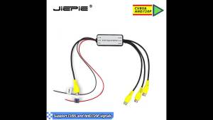 EELHOE | [NC]CVBS & AHD720P Video Signal Splitter 1 To 3 Output Video Booster Amplifier Splitter Input 3 Output For Car[NC]