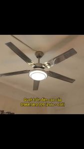 (Có Chốt An Toàn - Động Cơ Lõi Đồng)Quạt Trần Đèn Quạt Trần 5 Cánh KP501 6 Cấp Độ Gió Điều Khiển Từ Xa Hẹn Giờ
