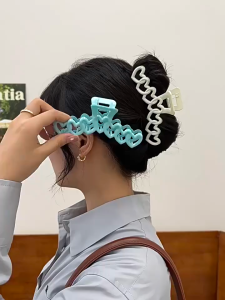 Jepit Rambut Korea Jumbo Model Love Jepitan Jedai Rambut Korean Hair Claw Hair Clips