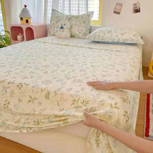 KAMONI | Baby Grade 100% Cotton Bed Sheet Summer