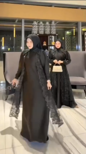 COD Marbela Dress BUSUI Velvet apk Brokat Dress Wanita Terbaru Kekinian Gamis untuk Kondangan Viral