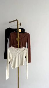 Sakura Glory - NAEYON TOP RIB KNIT PREMIUM UKURAN ALLSIZE