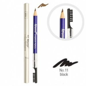 Chì Vẽ Mài AROMA Eyebrow Pencil hàn quốc nét kẻ tự nhiên màu đennâu đen