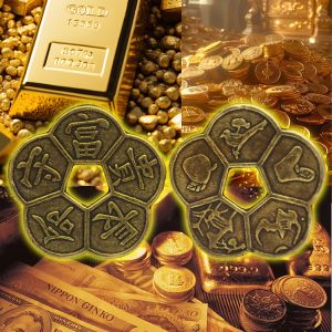 Fortune And SelfProtection SelfProtection Plum Home Use Geometric Shape Brass