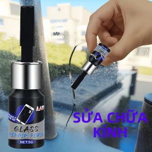 Dung Dịch Sửa Chữa Vết Nứt Kính Chắn Gió KJM Nhựa Tổng Hợp Đa Năng Cho Kính Chắn Gió Ô Tô Màn Hình Điện Thoại Kèm Dụng Cụ Xúc Nhựa Miễn Phí Bộ Dụng Cụ Chăm Sóc Xe Hơi