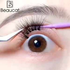 Beaucat 10D/20D Hot melt false eyelashes 12PCS/set C roll cluster eyelash set DIY eyelash extensionEyelash extension kit eyelash glue eyelash kit