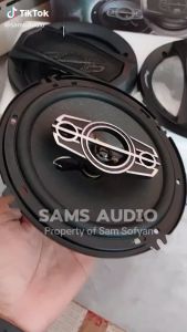 COD KIRIM CEPAT 2 PCS Speaker Pintu Mobil Full Bass Audio 4-Way Coaxial 6 Inch 350W TS-A1695S