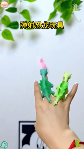 10PCS Pinch Le Material Safety Cartoon Shape Fun Puzzle Durable Stress Relief Toys Finger Toys Dinosaurs Soft Decompression