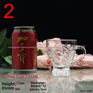 HUIYANGXU | Creative Transparent Heat Resistant Coffee Cup Set