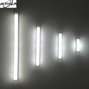 AITHEA Rechargeable LED Motion Sensor Night Light Under Cabinet Cordless Lamp for Kitchen Wardrobe Bedside Strip Bar Light