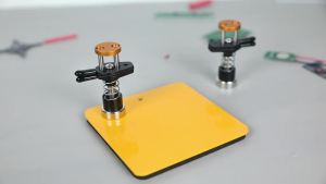 NEWACALOX Magnetic Helping Hand Soldering Third Hand Tool with Alligator Clips Flexible Metal Arms Electronic Repair Tool