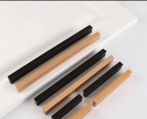 ROSE GOLD BLACK Door Drawer Modern Style Handles Cabinet Door Handle Wardrobe UD5053