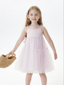 Marc&Janie | Layered Mesh Dress With Spaghetti Straps