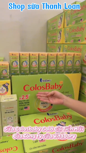 (HSD T4-2026) (Quà Tặng + Thẻ) Thùng 24/ 48 Hộp Sữa Pha Sẵn Vitadairy ColosBaby Gold Cải Tiến 180ml.