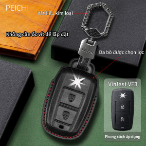 Ốp khoá Bao chìa khóa Vinfast VF3 xe điện bọc khóa cao cấp bảo vệ chìa khóa