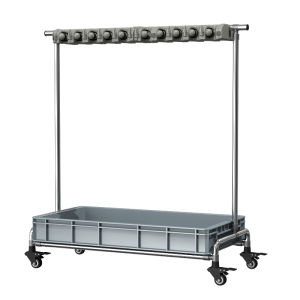 SUOBAI | Movable Commercial Stainless Steel Cleaning Tool Rack