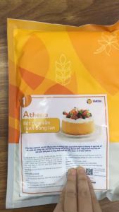 BỘT TRỘN SẴN BÁNH BÔNG LAN ATHENA 1KG FARINA