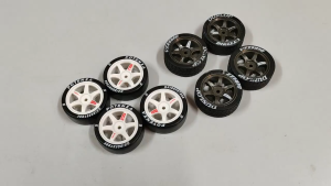 Tayer Kerata RC Drift Car Tires Set For Sale 1:16 Hard Plastic Drift Tyres Set 4 Pcs