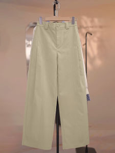 Slimming High Waist Wide Leg Pants Casual Trousers for Pear Shaped Women Bend Knife Pants Loose Fit Autumn New Arrival