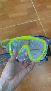 Kính lặn biển mặt nạ lặn biển bằng kính cường lực nhìn trong suốt và an toàn vành silicon cực mềm