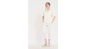 Badomoda AERIS Embroidered Chinese Collared Top