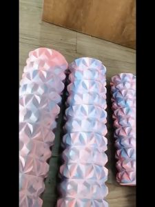 Yoga Roller Yoga Pilates Eva Foam Roller Pilates Yoga Exercise Back Massage Axis Soft Muscle Roller Massage Roller 瑜伽滚轮