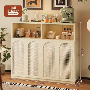 MEIKAIBIN | Retro Integrated Coffee Sideboard Storage Cabinet