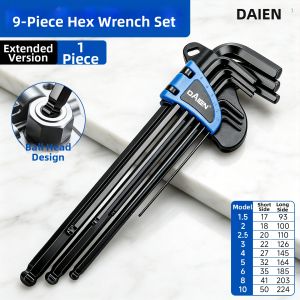 DAIENGONGJU | Long Hex Wrench Tool Set High Hardness Lever Arm