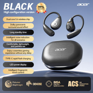 [Official Acer Genuine Product] Ohr514 Wireless Bluetooth Headphones Open Design Comfortable to Wear Stereo Sound Call Noise Reduction Suitable for Sports Running Compatible with Mobile Phones and Tablets