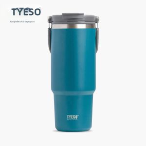 TYESO | Bình Giữ Nhiệt Tyeso 1200ML Bằng Thép Không Gỉ Hai Lớp Cách Nhiệt Bình Giữ Nhiệt Di Động Cốc Du Lịch Ô Tô Dùng Được Cho Đồ Uống Nóng Và Lạnh