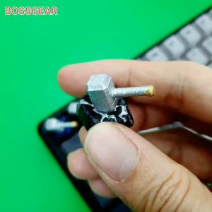 Keycap Lẻ Búa Mijolnir V2 Của thần sấm Thor không xuyên LED ( keycap resin độc lạ )( Keycap Artisan )