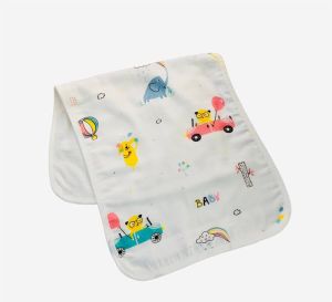 ผ้าพาดบ่าเวลาอุ้มเด็กผ้าเช็ดผ้าเยื้อไผ่คละลายลายตามรอบสินค้าเซ็ตเตรียมคลอด