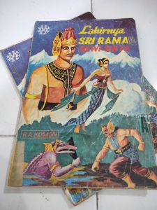 Komik Wayang Lawas Karya RA Kosasih Lahirnya Sri Rama Dan Dewi Sinta A-B TAMAT