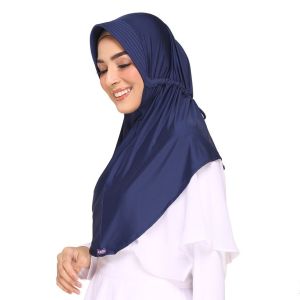 Elzatta Hijab Kerudung Jilbab Bergo Instan Polos Zaria Sahara