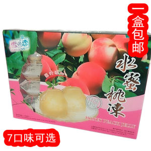 Taiwan Snow Love Peach Jelly 500G Passion Fruit Mango Pineapple Lychee Flavor Multi-Flavor Optional