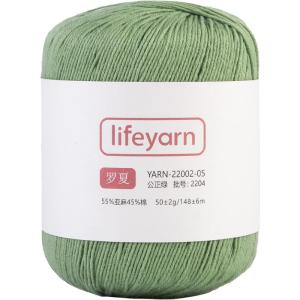 LIFEYARN | Hand-Knitting Linen Cotton Yarn Sweater & Shawl