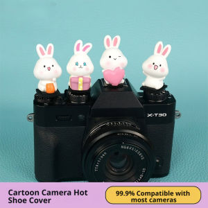 DIY Cute Rabbit Series Hot Shoe Cover ABS Resin Dustproof for Canon Nikon Sony Fuji Z30 Z50 DSLR Mirrorless Camera Accessories