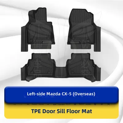 Left and Right Steering Wheel Fit Mazda CX5 TPE Car Floor Mat