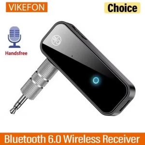 Bluetooth 6.0 Audio Wireless Adapter Receiver Transmitter Handfree Call 3.5mm AUX Jack USB Dongle Stereo Music For TV PC Car Kit