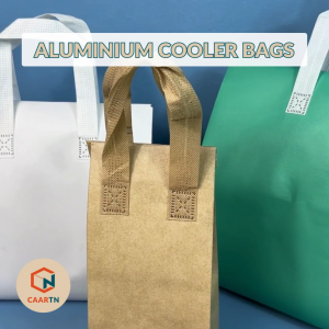 CAARTN Aluminium Cooler Bag Non Woven Thermal Insulated Bag for Mooncakes Cold Brew Kombucha Drinks