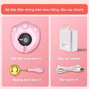 KAMOLAN | Bộ Dụng Cụ Đóng Sáp Mộc Bài Dấu Mèo Chân Cát Retro Mars Bao Gồm Dụng Cụ Làm Tan Sáp