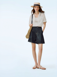 INMAN | Quần Short Jeans Dáng A Gọn Gàng Mùa Hè