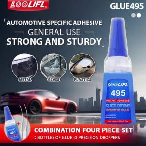 Transparent super car body adhesive sealant transparent waterproof adhesive suitable for handles interior metal plastic